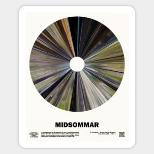 minimal_Midsommar Barcode Movie Sticker